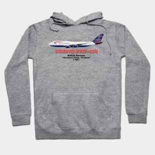 Boeing B747-400 - British Airways "Benyhone Tartan / Scotland" Hoodie